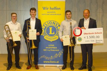 Herausragende Leistungen junger Posaunisten beim LIONS Musikpreis